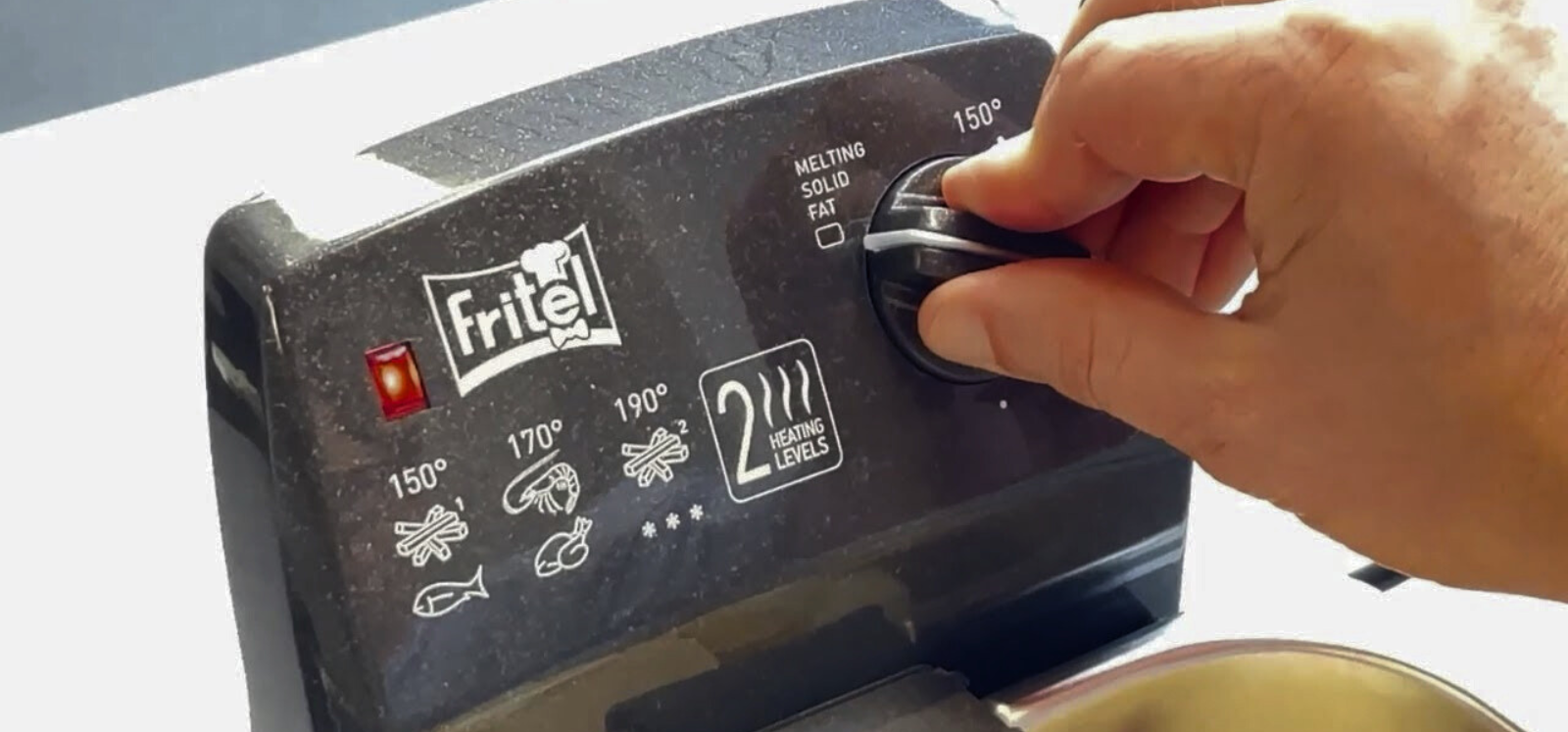 Hoe smelt ik vast vet in een Turbo SF of FryTastic® friteuse?